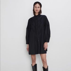Zara Poplin mini dress